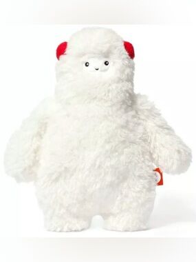 GiggleScape Yeti with Ear Muffs 14” White Plush NWT